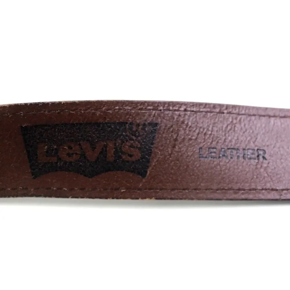 Levi's BROWN REAL LEATHER 1 3/8